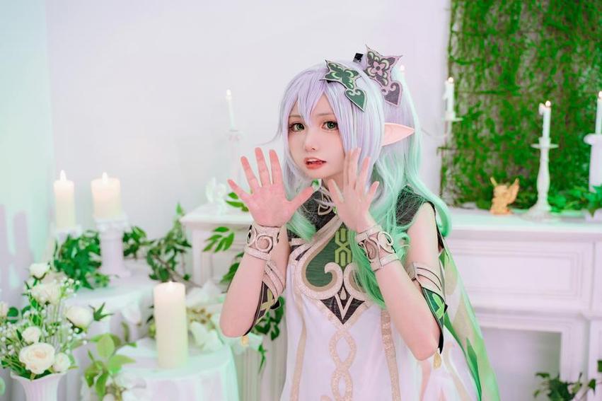 喵小吉 粉墨登场:喵小吉cos花絮无删照片盛放